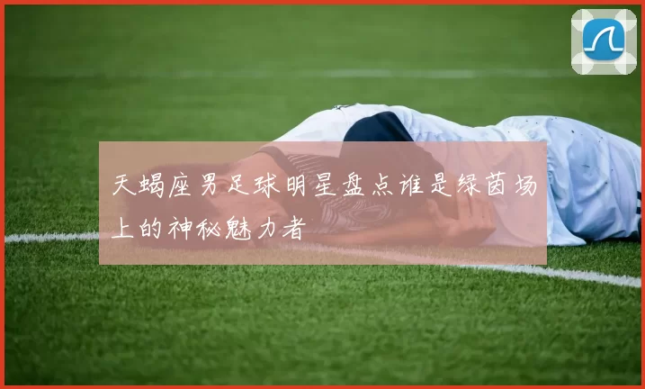 天蝎座男足球明星盘点谁是绿茵场上的神秘魅力者