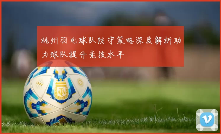 杭州羽毛球队防守策略深度解析助力球队提升竞技水平