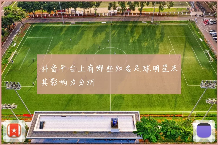 抖音平台上有哪些知名足球明星及其影响力分析