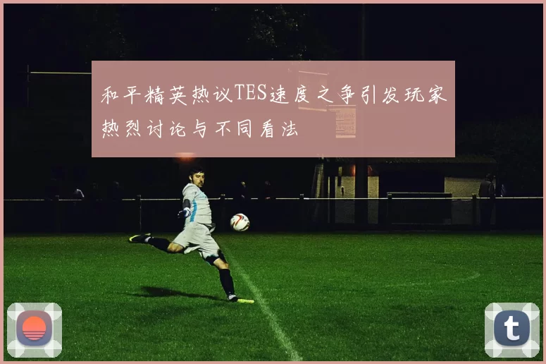和平精英热议TES速度之争引发玩家热烈讨论与不同看法