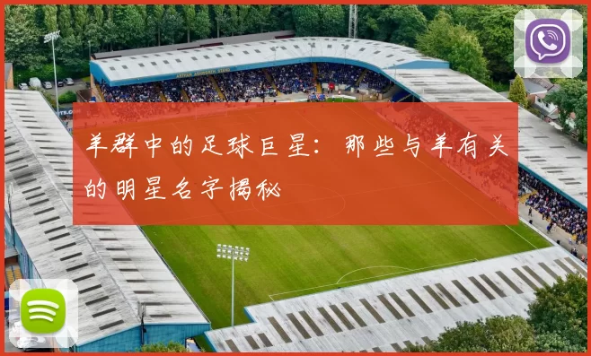 羊群中的足球巨星：那些与羊有关的明星名字揭秘