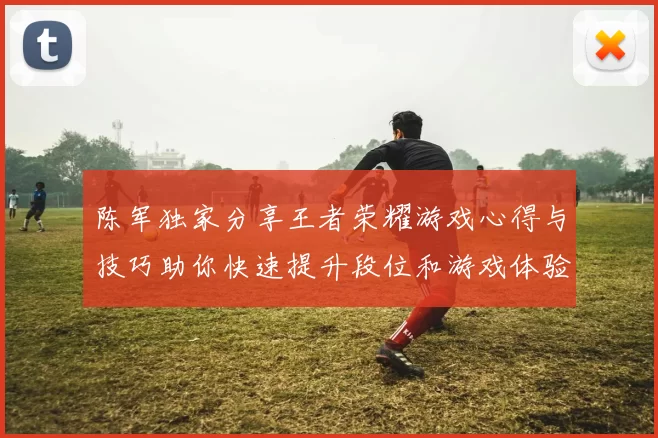 陈军独家分享王者荣耀游戏心得与技巧助你快速提升段位和游戏体验